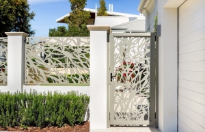 cnc & lazer kesim bahçe kapısı, lazer kesim duvar üstü korkuluk, lazer kesim uygulaması,